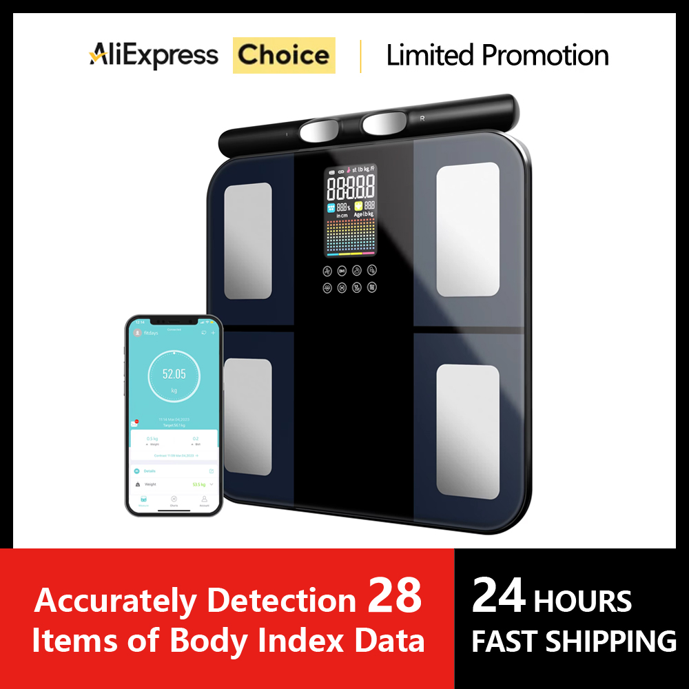 Body Fat Scale Smart - Smart Digital Body Composition Scale Bioimpedance