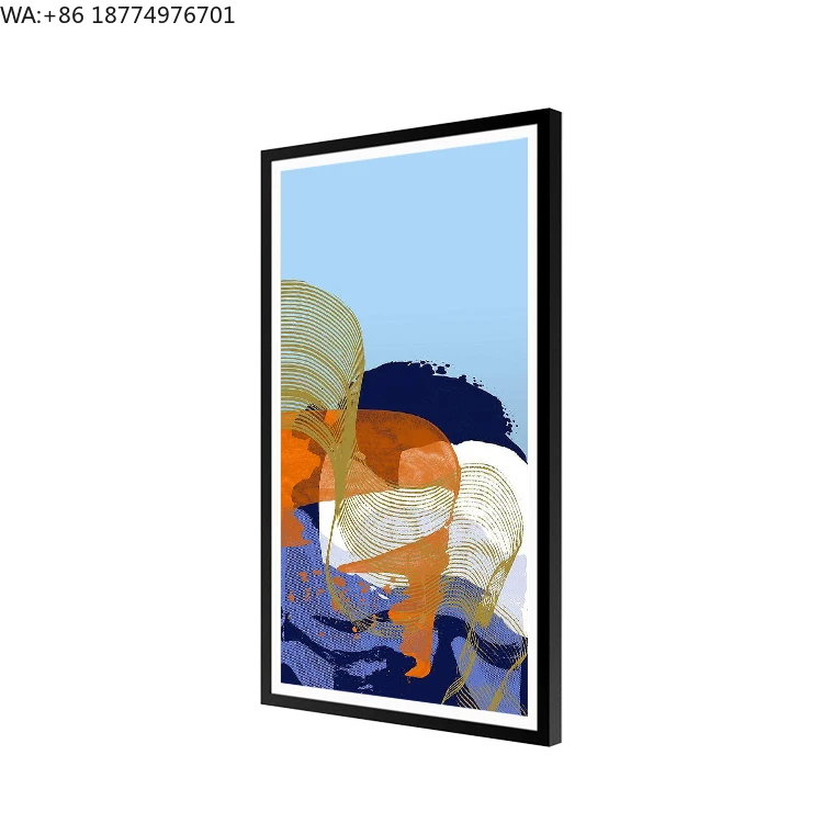 Digital Photo Frame Wifi - Wooden Frame Artistic Painting Best Photo