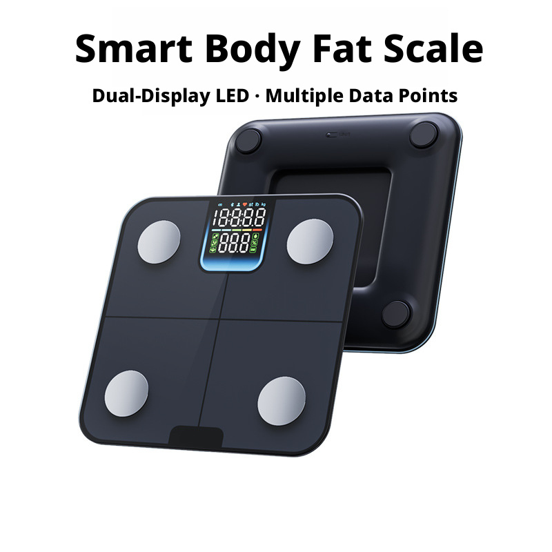 Body Fat Scale Smart - Best 180kg 396lb Human Personal Tempered