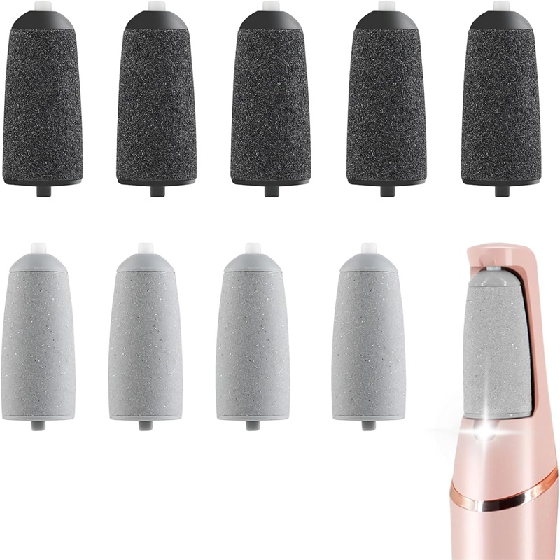 Electronics Stuff - 8Pcs Roller Wheels Foot Scrub Head