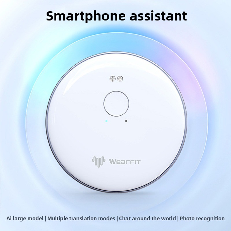 Portable Translator Device - Smart Magnetic Back Clip AI Translator,