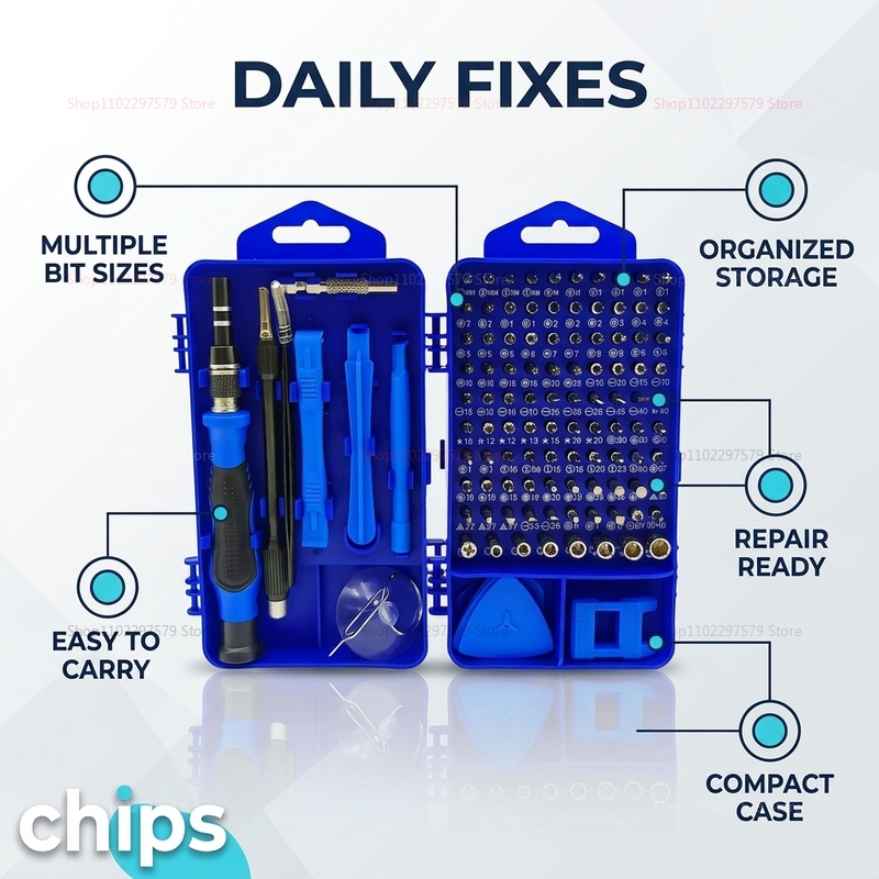 115 in 1 Multifunctional Screw - огляд і ціна Electronics Gadgets For Home
