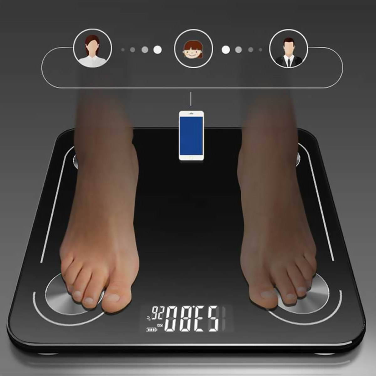 Intelligent Body Fat Scale Tem - огляд і ціна Body Fat Scale Smart