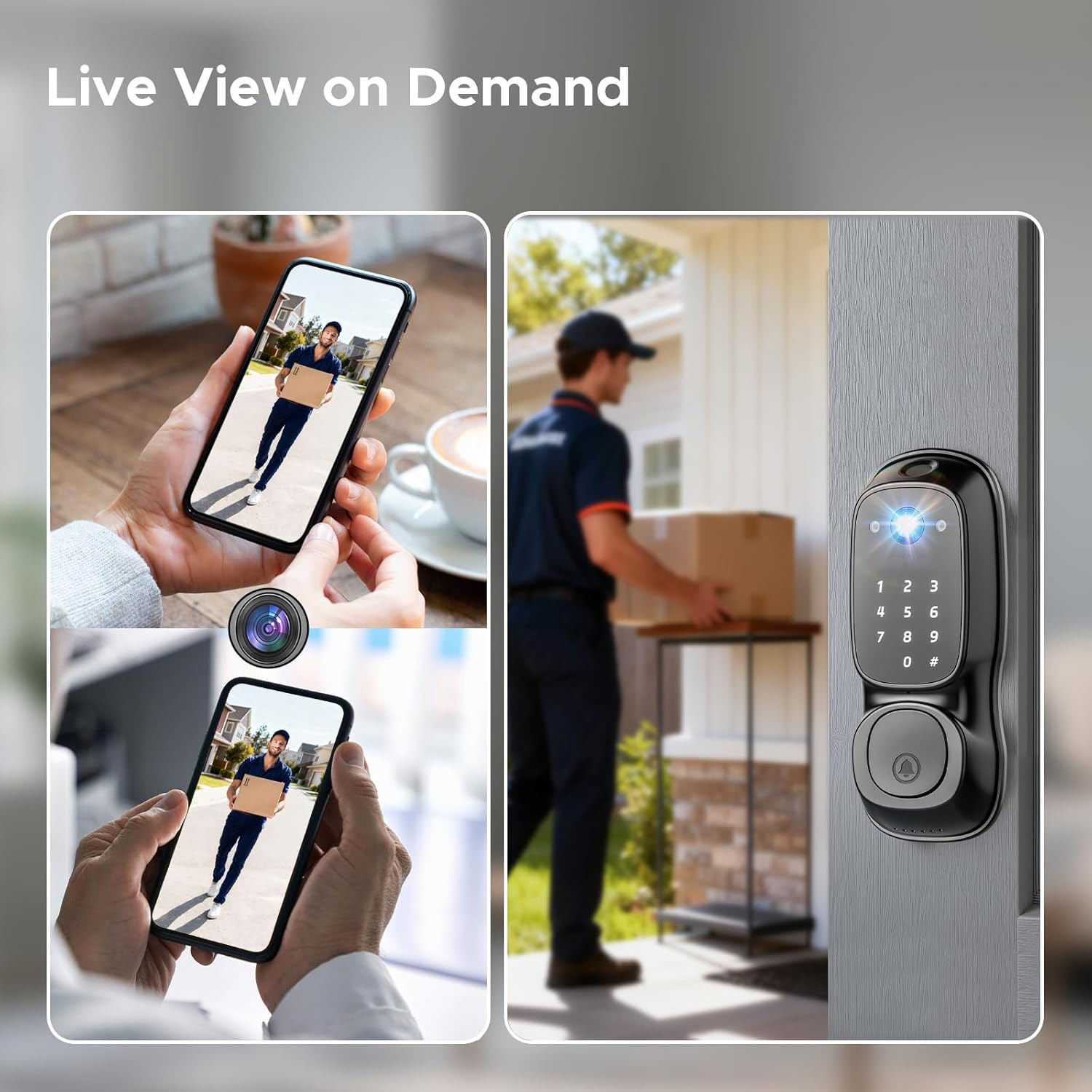 Tuya Wifi Smart Door Lock ‎Cam - огляд і ціна Electronics & Gadgets Icon