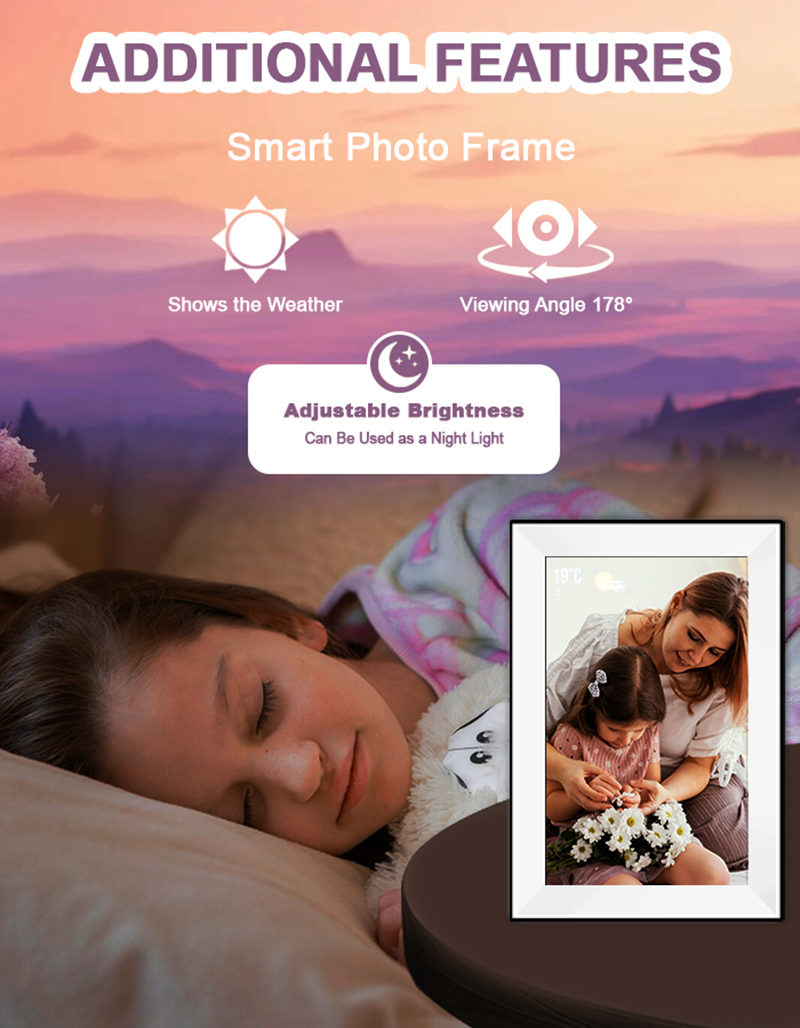 Uhale Digital Picture Frame 10 - огляд і ціна Digital Photo Frame Wifi