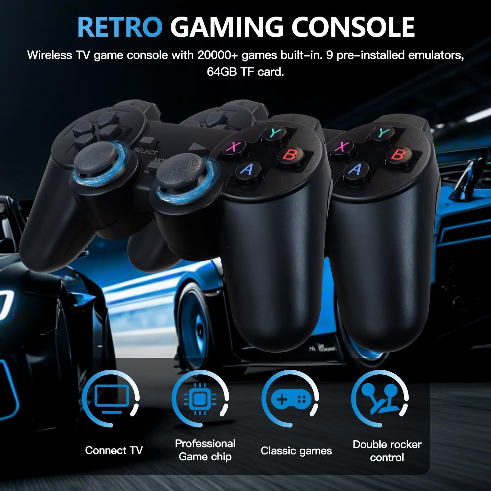 Retro Video Game Console 4K Ga - огляд і ціна Retro Game Controller Usb