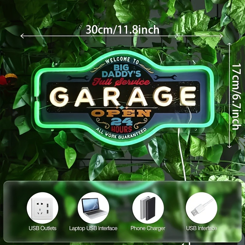 Retro Garage LED Neon Sign UV  - огляд і ціна Retro Game Controller Usb
