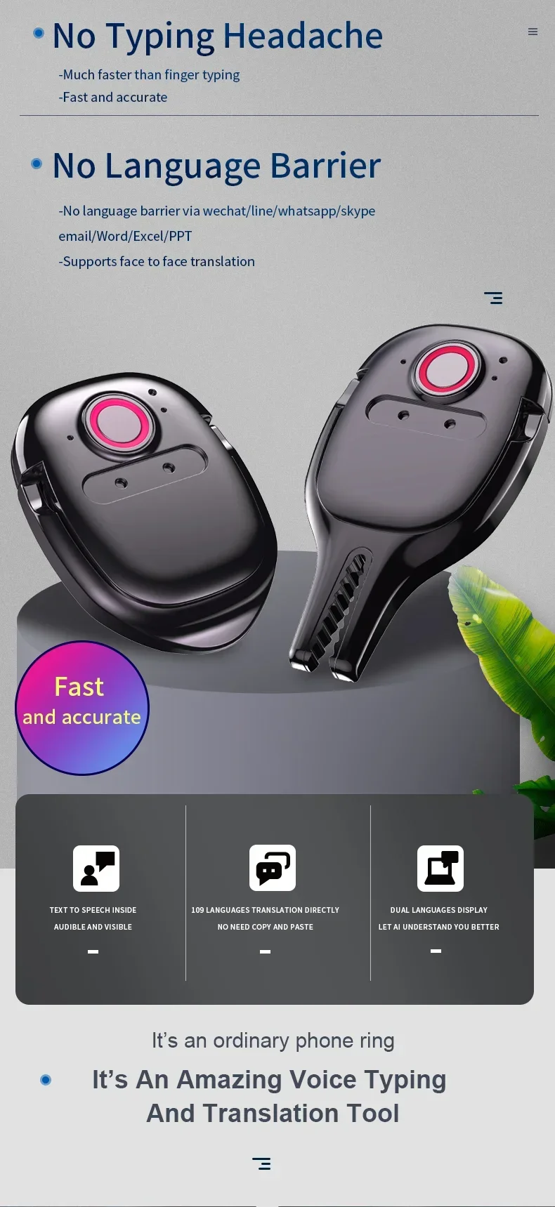 Dimdu Mini Portable Smart Tran - огляд і ціна Portable Translator Device