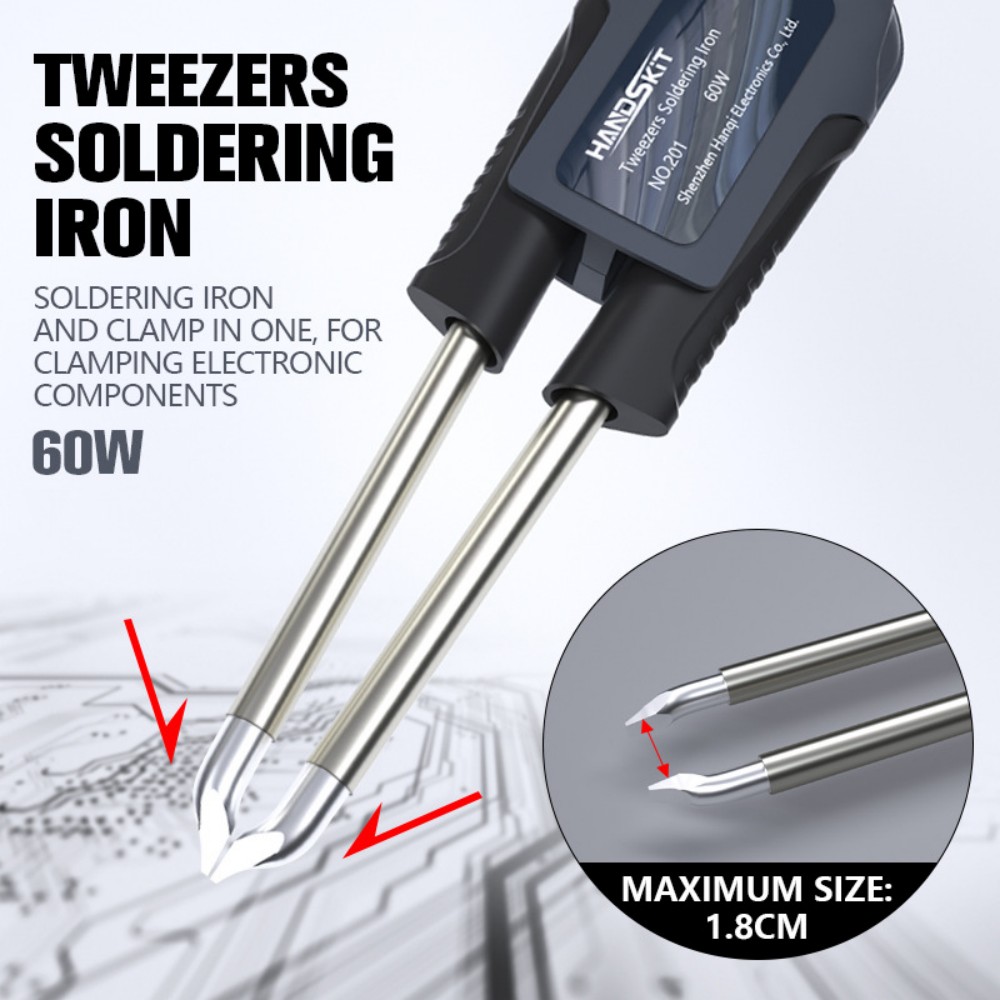 T12 Soldering Tweezer Handle – - огляд і ціна Electronics Stuff