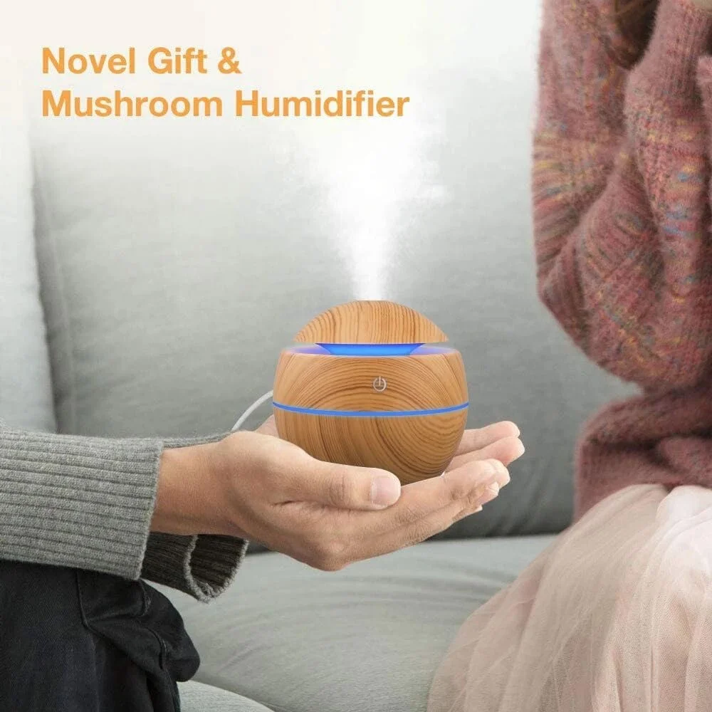 Mini Woodgrain Ultrasonic USB  - огляд і ціна Electronics Gadgets For Home