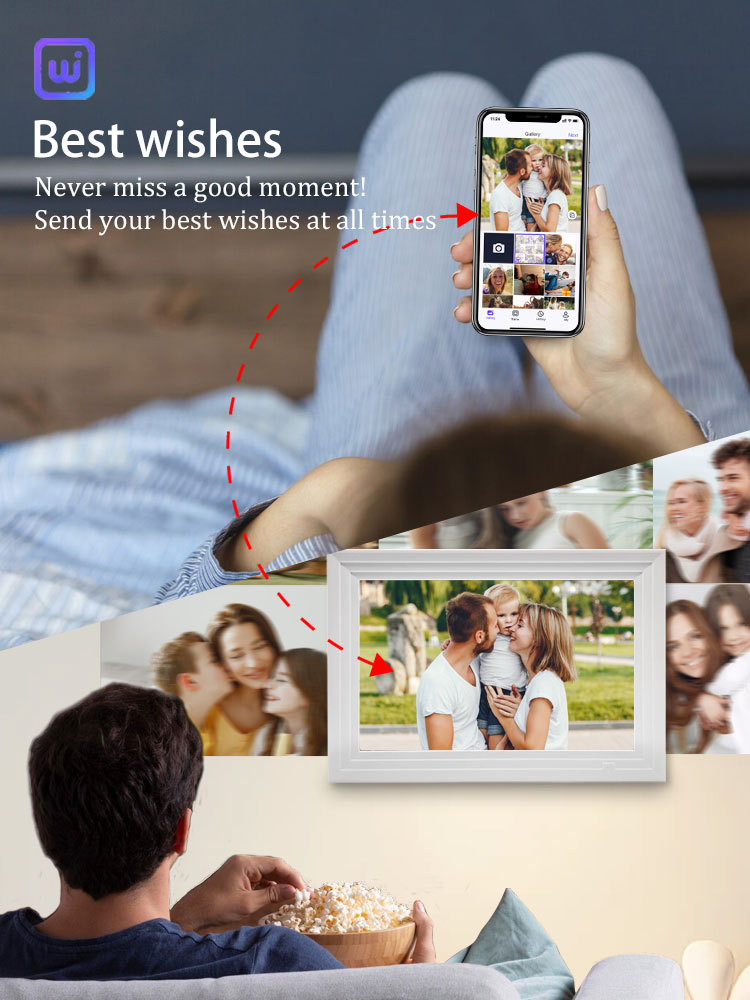 10.1-Inch WiFi Digital Photo F - огляд і ціна Digital Photo Frame Wifi