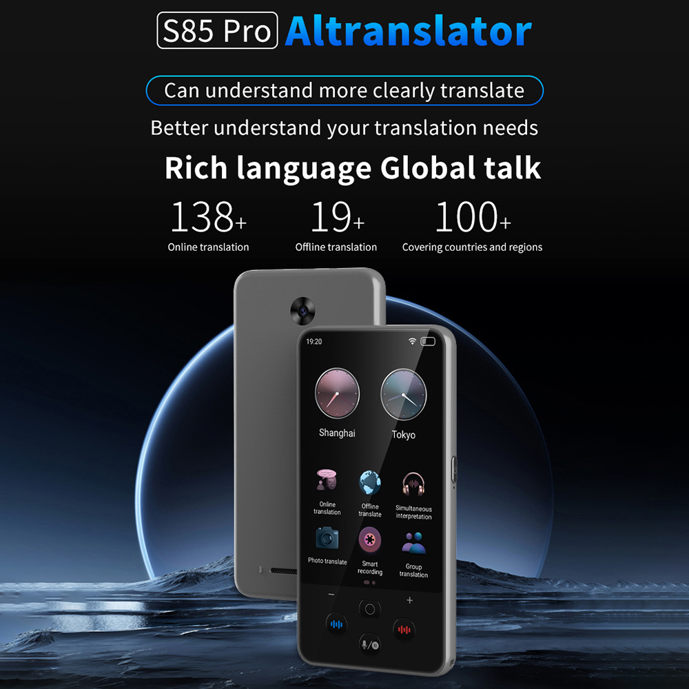S85 pro Language Translator De - огляд і ціна Portable Translator Device