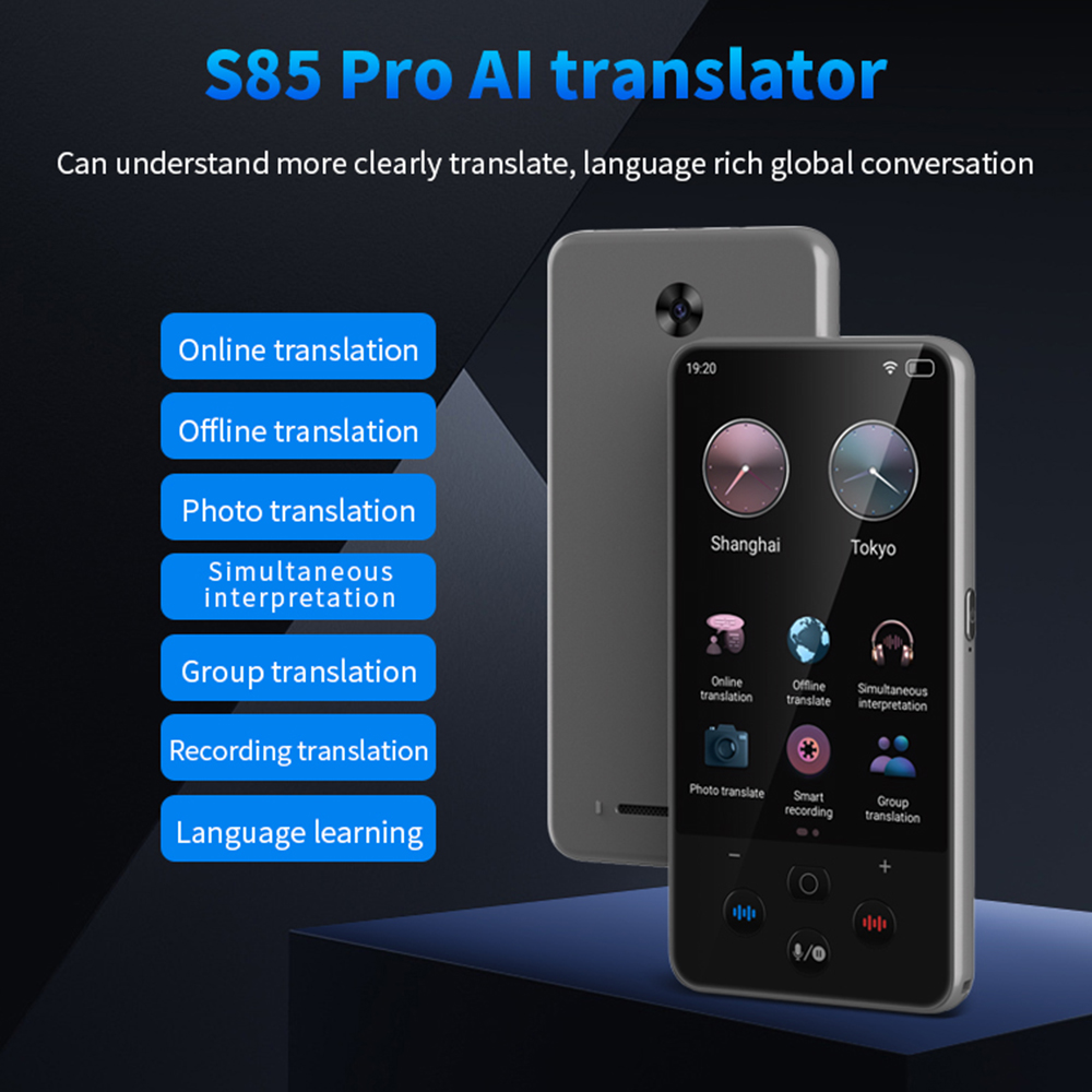 S85 pro Language Translator De - огляд і ціна Portable Translator Device