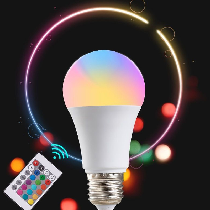 E27 220V 16 Colors RGB Bulb LE - огляд і ціна Electronics Gadgets For Home