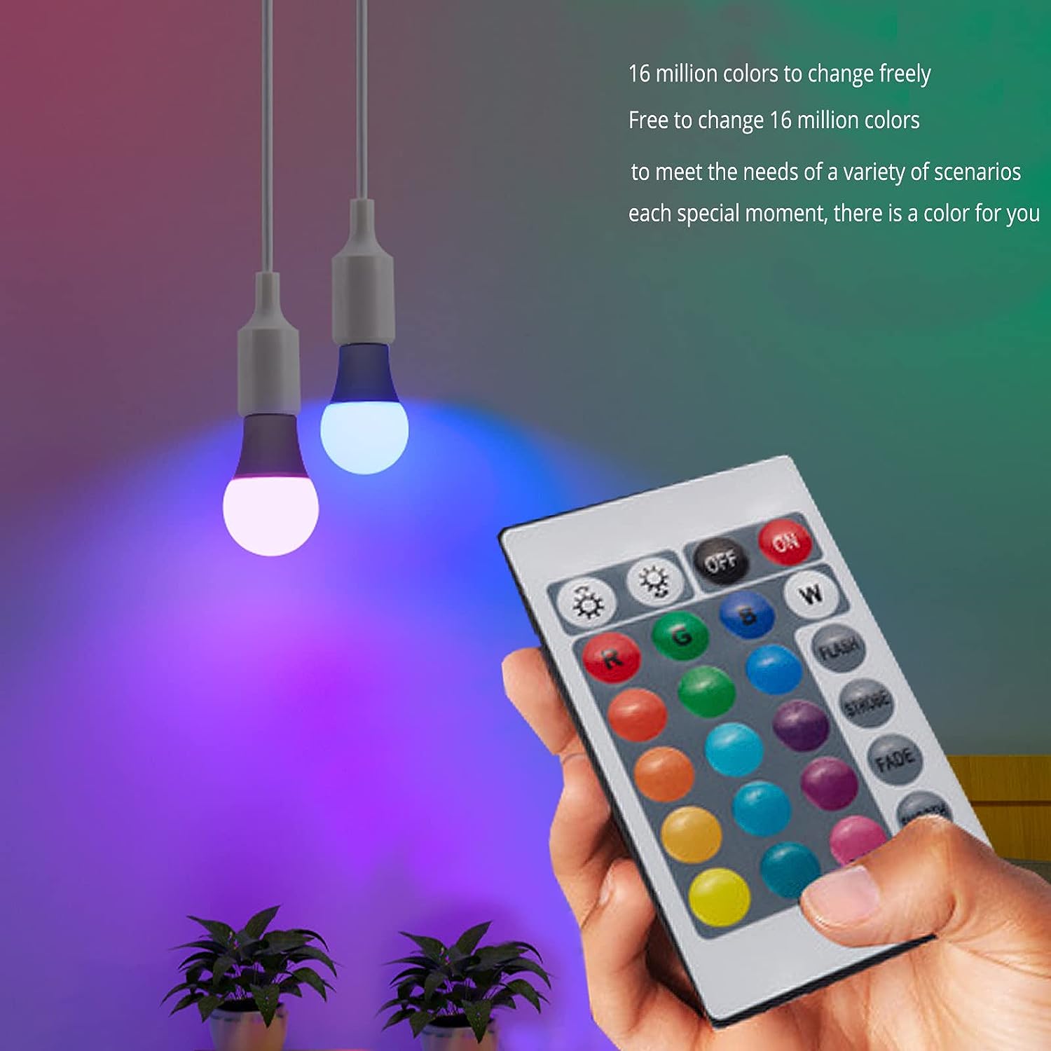 E27 220V 16 Colors RGB Bulb LE - огляд і ціна Electronics Gadgets For Home