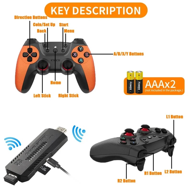 X2 Ultra Pro Retro Game Stick  - огляд і ціна Retro Game Controller Usb