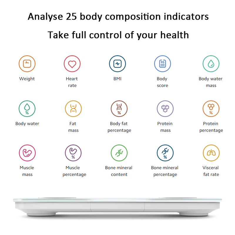 Xiaomi Body Fat Scale S400 Blu - огляд і ціна Body Fat Scale Smart