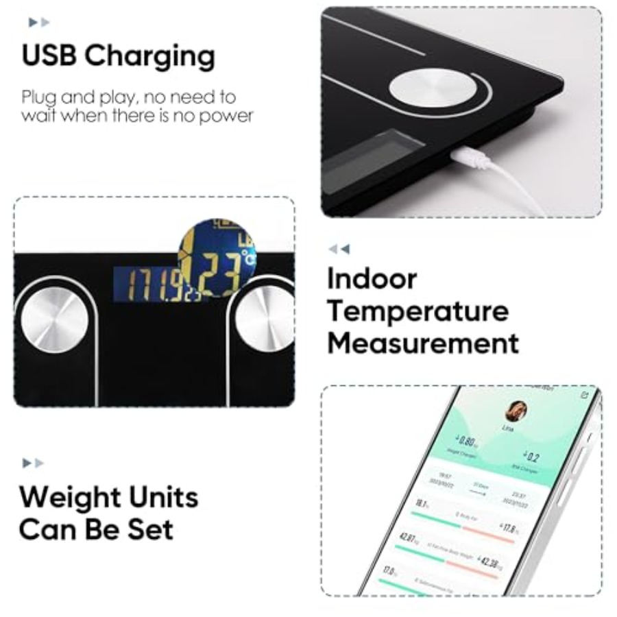 Smart Bluetooth Body Fat Scale - огляд і ціна Body Fat Scale Smart