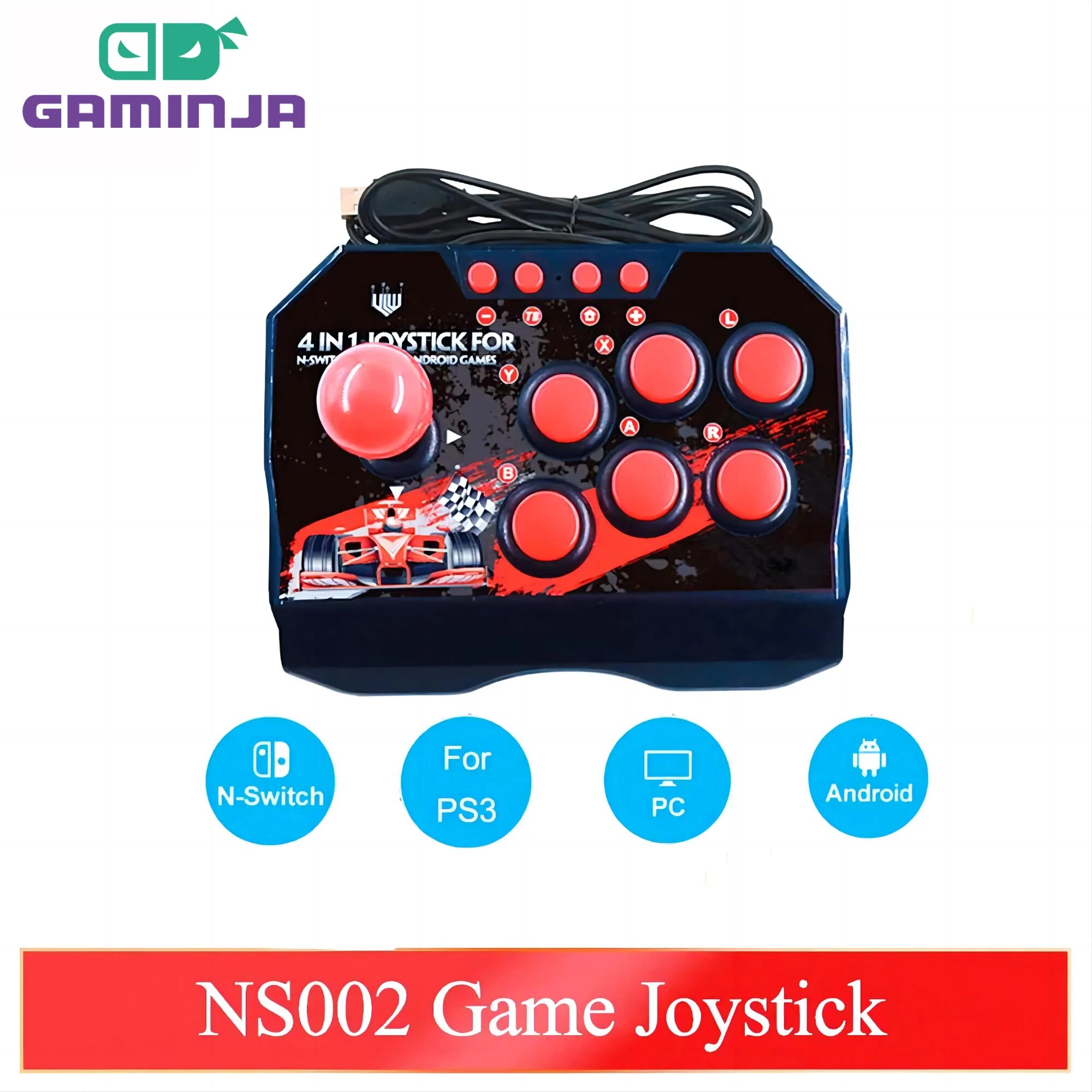 GAMINJA NS002 4 In 1 Retro Arc - огляд і ціна Retro Game Controller Usb