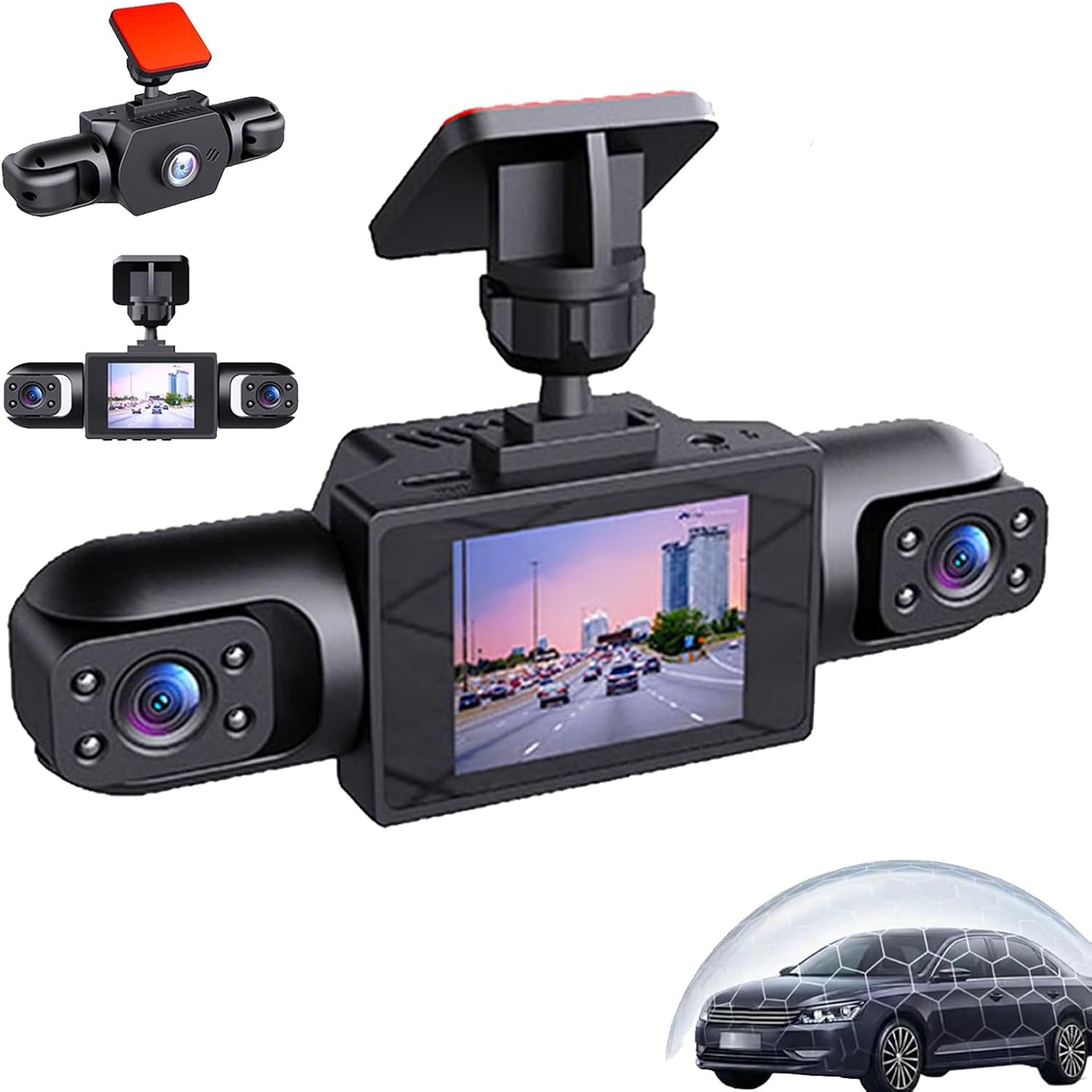 All-Round 360 Degree 1080P Pan - огляд і ціна Panoramic Dash Cam 360