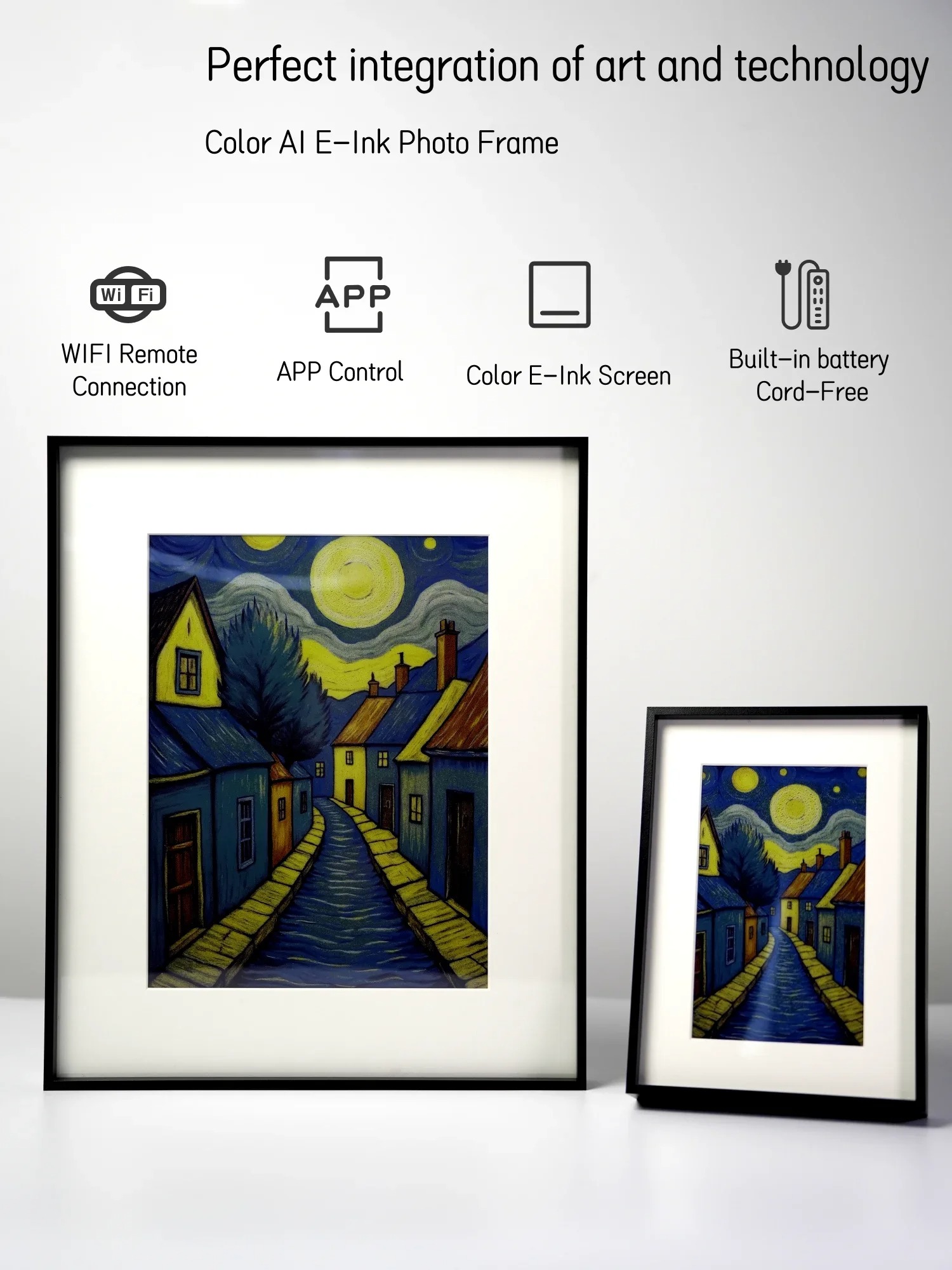 Hindetel 7.3 inch wall mounted - огляд і ціна Digital Photo Frame Wifi