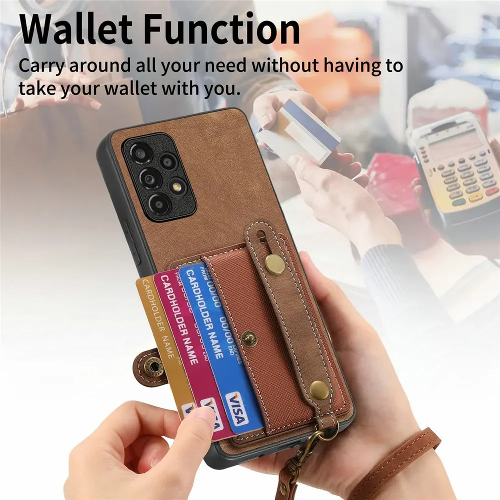 Wristband Leather Card Case Ba - огляд і ціна Vivo V40