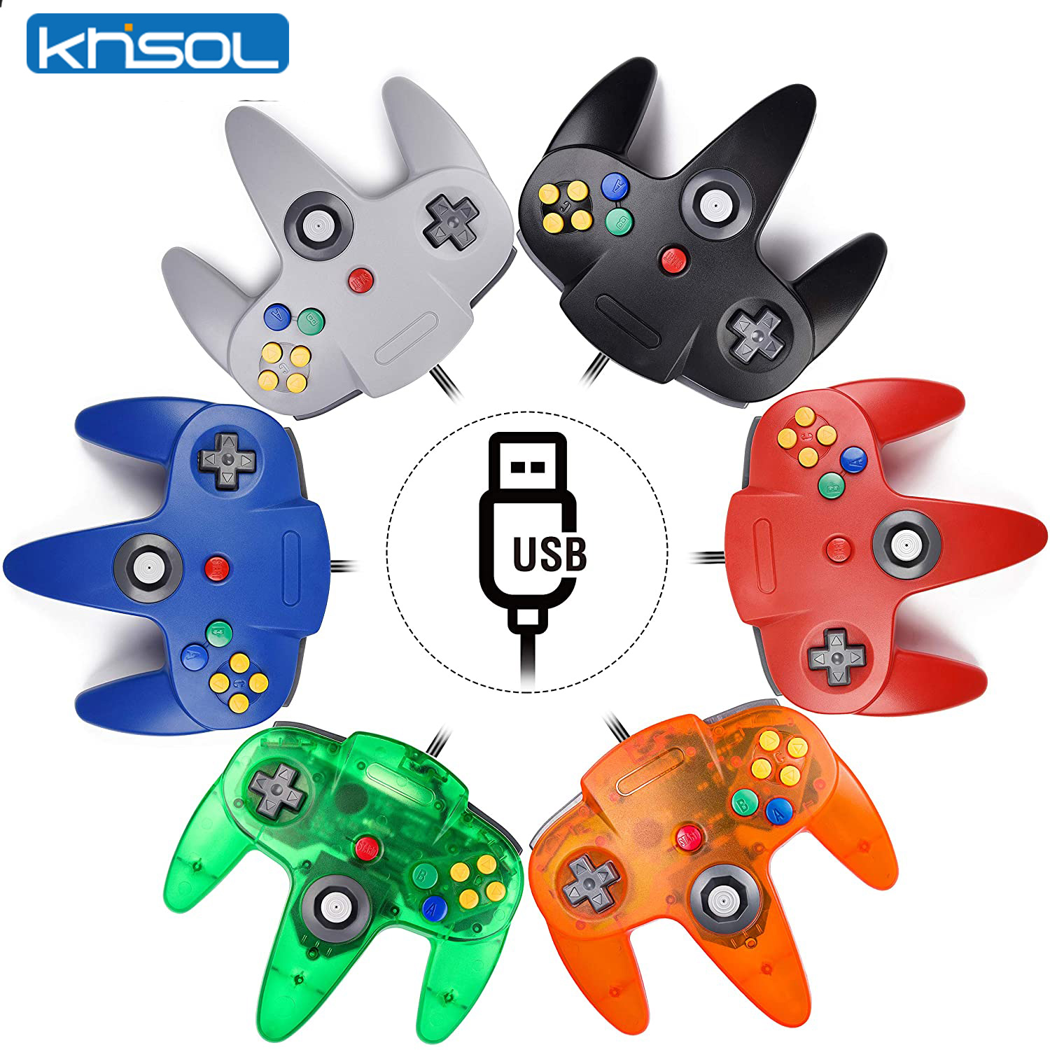 N64 Controller Classic USB Wir - огляд і ціна Retro Game Controller Usb