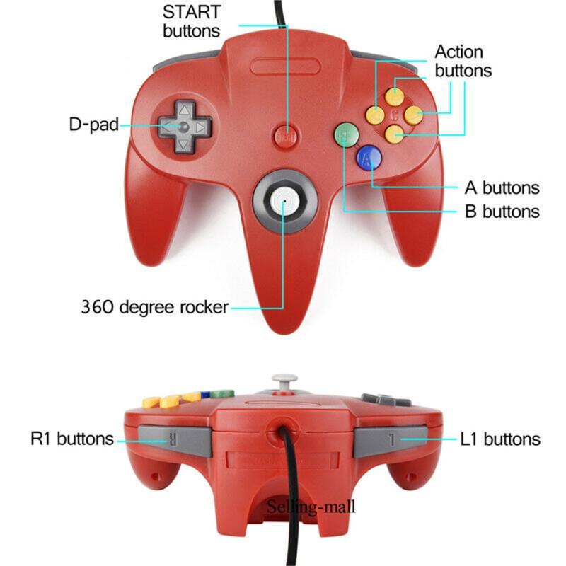 N64 Controller Classic USB Wir - огляд і ціна Retro Game Controller Usb