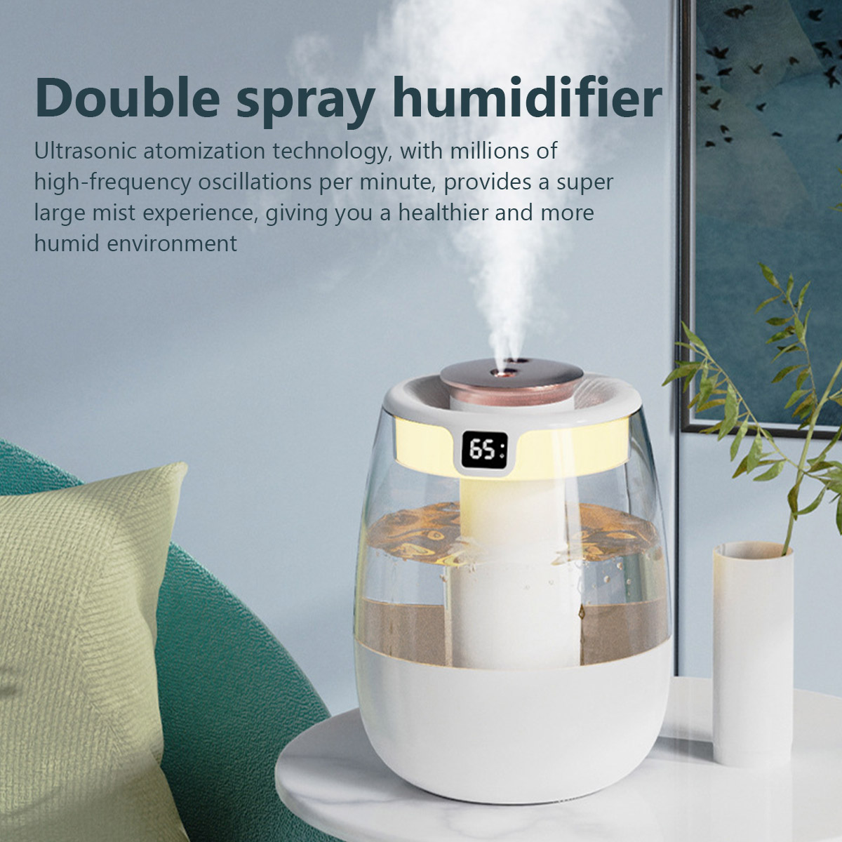 1.3L Air Humidifier Double Spr - огляд і ціна Electronics Gadgets For Home