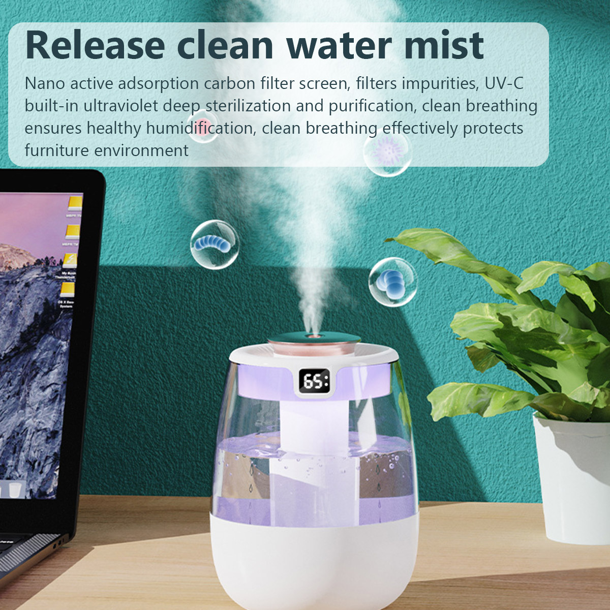 1.3L Air Humidifier Double Spr - огляд і ціна Electronics Gadgets For Home