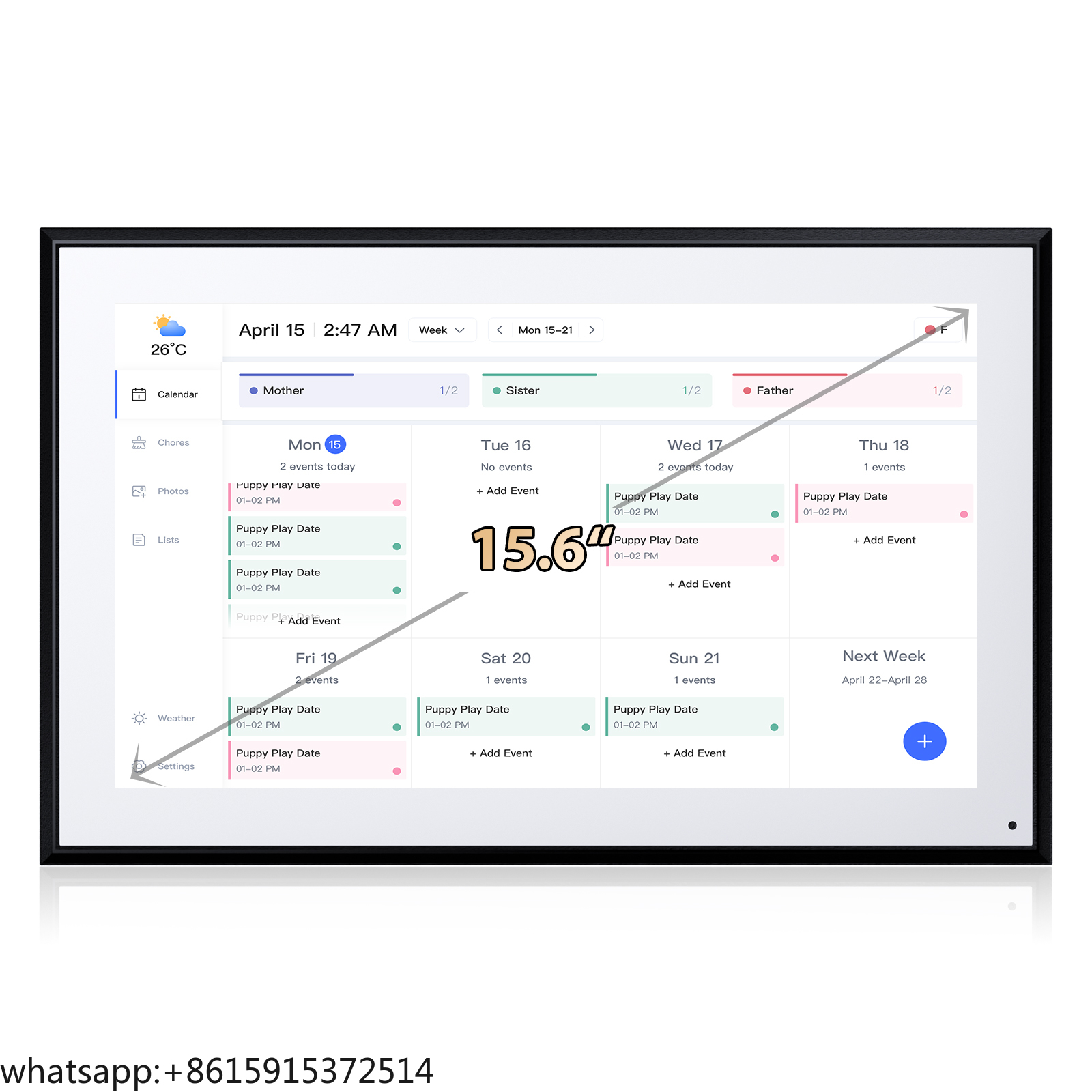 TCDSTARSmart Calendar Digital  - огляд і ціна Digital Photo Frame Wifi
