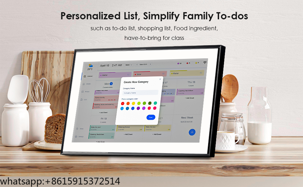 TCDSTARSmart Calendar Digital  - огляд і ціна Digital Photo Frame Wifi